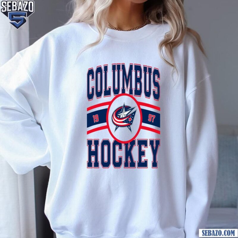 Vintage Columbus Blue Jackets Hockey Logo 1997 Shirt sweatshirt