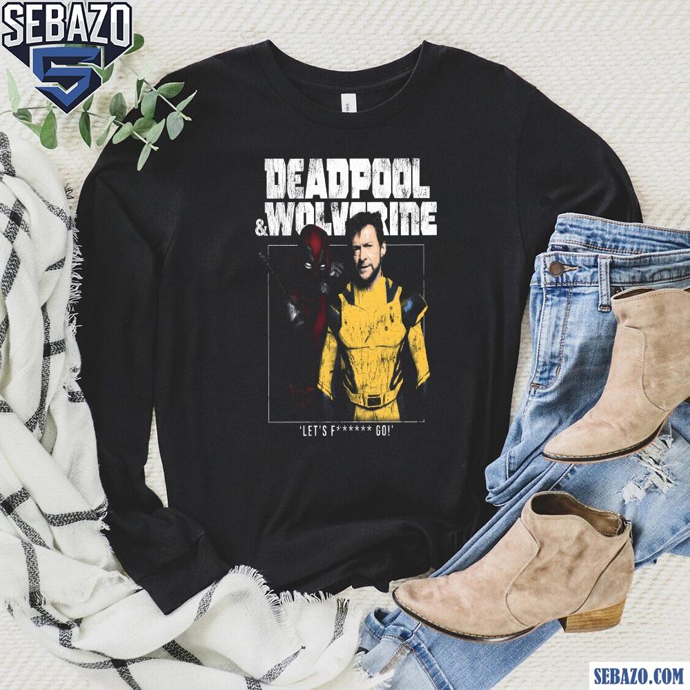 Vintage Deadpool And Wolverine Lets F Go Shirt
