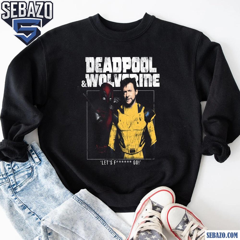 Vintage Deadpool And Wolverine Lets F Go Shirt