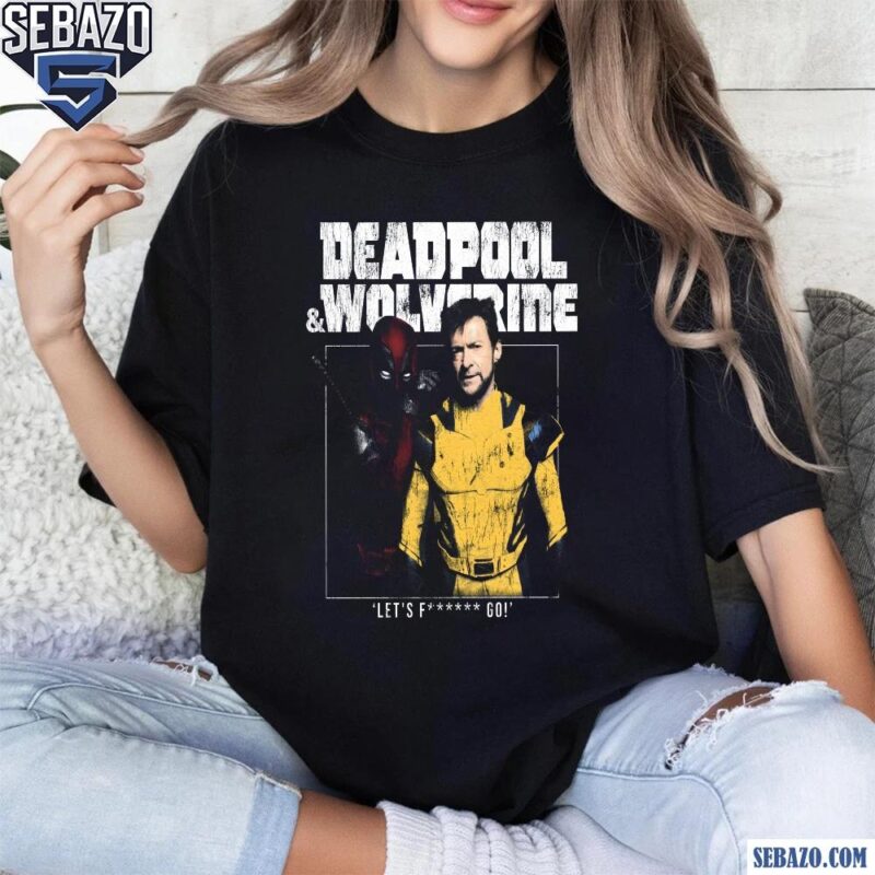 Vintage Deadpool And Wolverine Lets F Go Shirt t-shirt