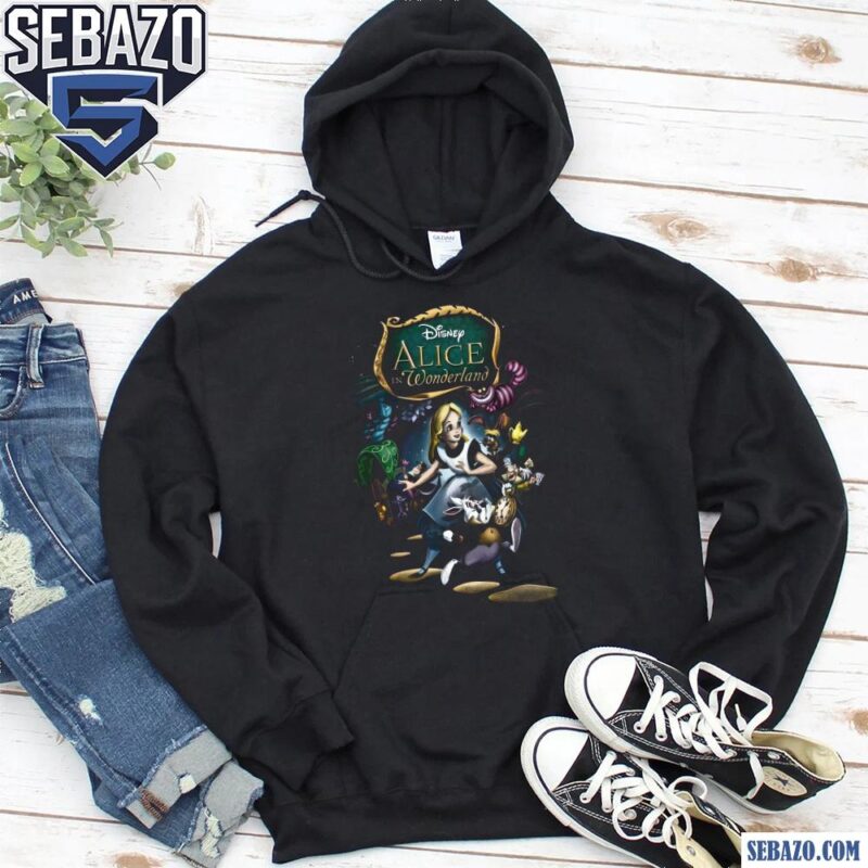 Vintage Disney Cartoon Alice In Wonderland Shirt hoodie