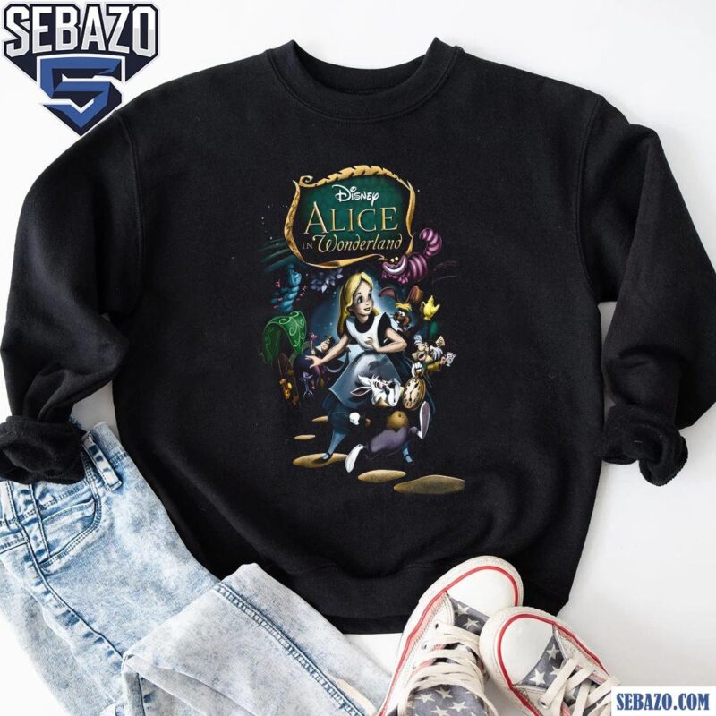 Vintage Disney Cartoon Alice In Wonderland Shirt sweatshirt