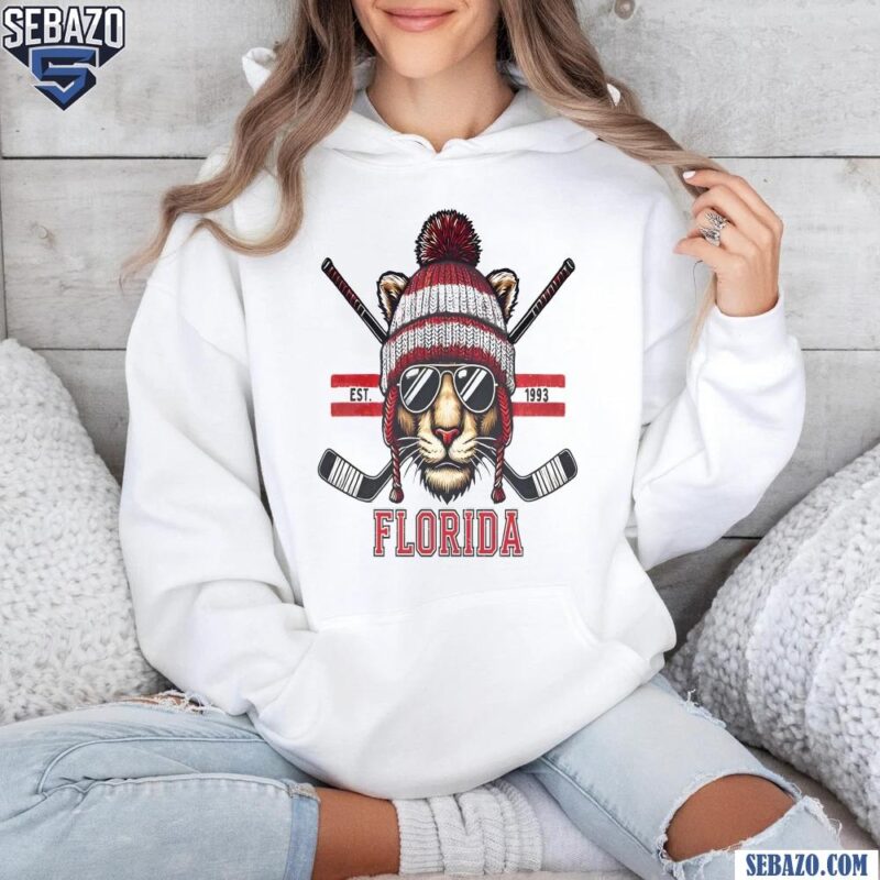 Vintage Florida Panther Mascot Est 1993 Hockey Fans Shirt hoodie