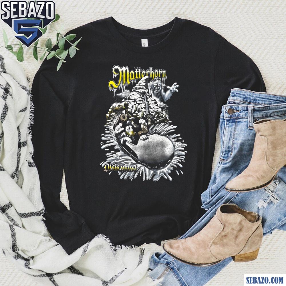 Vintage Matterhorn Bobsleds Disneyland Mickey And Friens Shirt