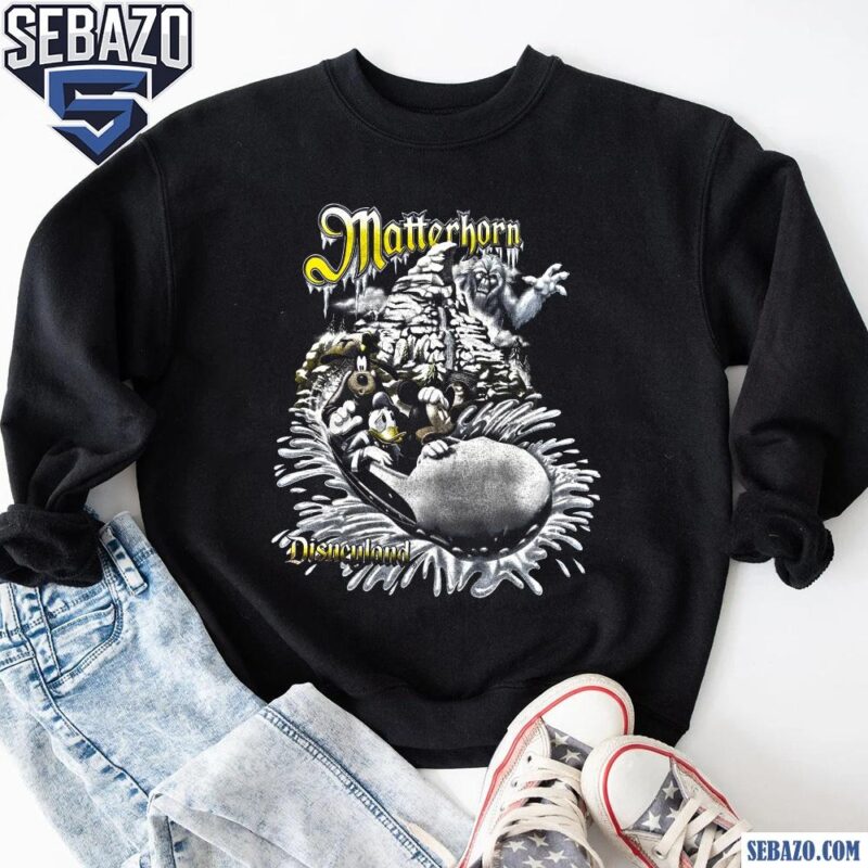 Vintage Matterhorn Bobsleds Disneyland Mickey And Friens Shirt sweatshirt