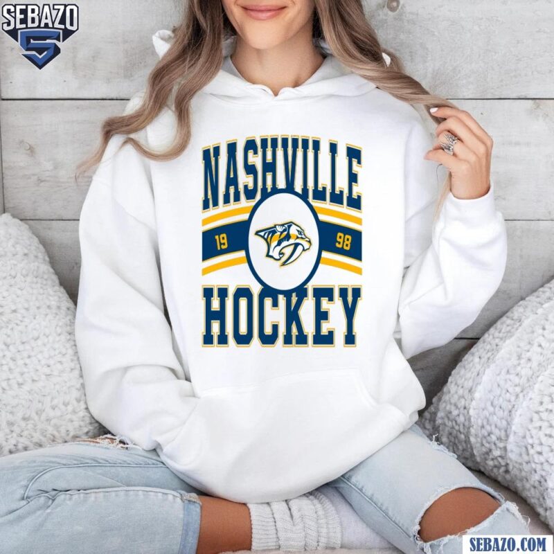 Vintage Nashville Predators Hockey Logo 1998 Shirt hoodie