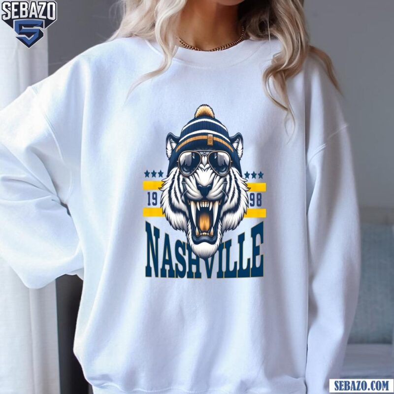 Vintage Nashville Predators Mascot Est 1998 Hockey Fans Shirt sweatshirt