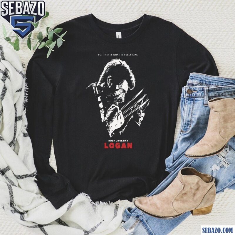 Vintage So This Is What It Feels Like Huge Jackman Logan Shirt long sleeved