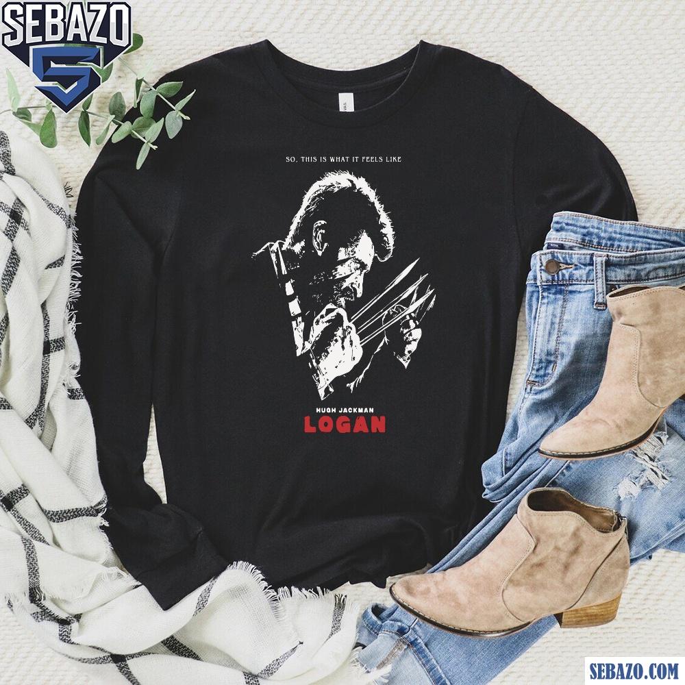 Vintage So This Is What It Feels Like Huge Jackman Logan Shirt