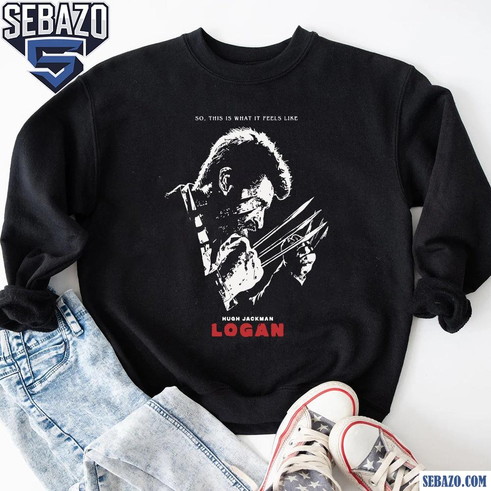 Vintage So This Is What It Feels Like Huge Jackman Logan Shirt