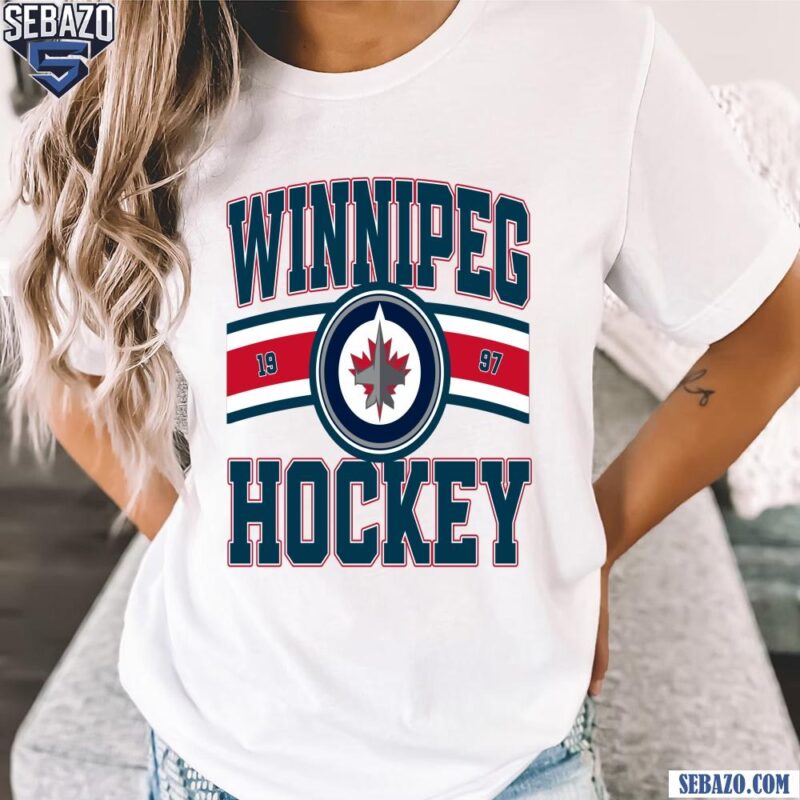 Vintage Winnipeg Jets Hockey Logo 1997 Shirt t-shirt