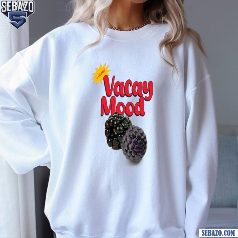 Vitamin Vacay Mood Black Raspberry Shirt sweatshirt