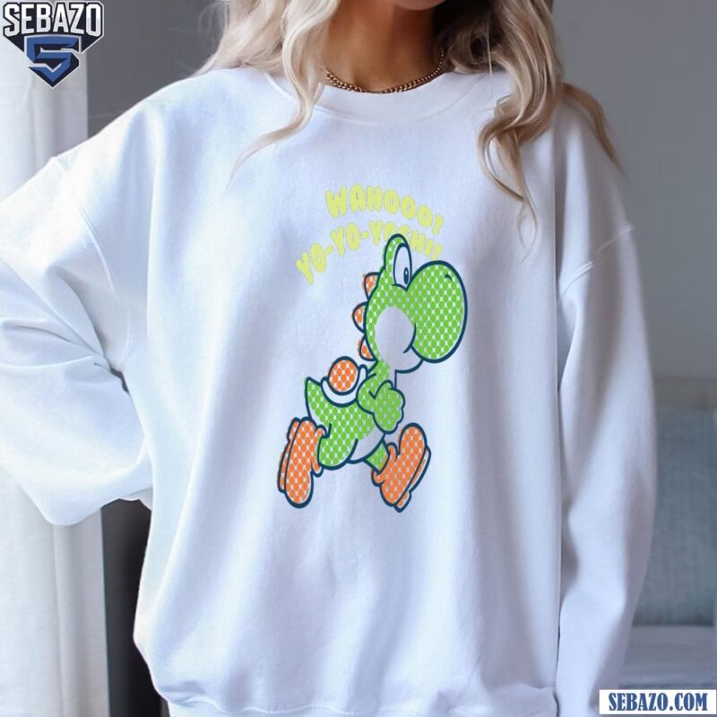 Wahooo Yo Yo Yoshi Funny Super Mario Players Shirt sweatshirt