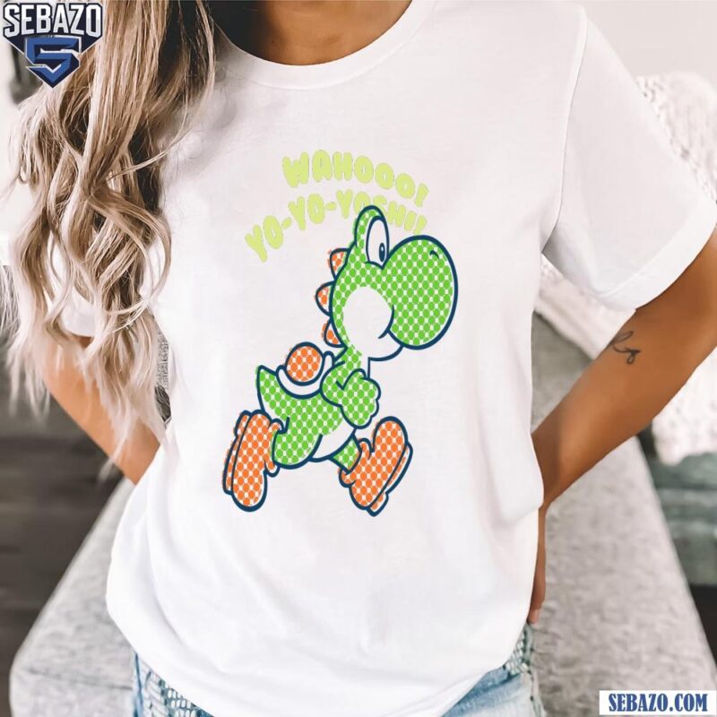 Wahooo Yo Yo Yoshi Funny Super Mario Players Shirt t-shirt