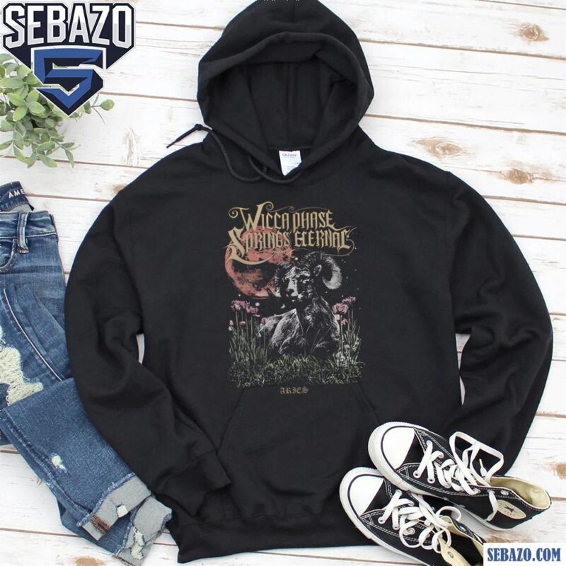 Wicca Phase Springs Eternal Aries Eternal Goat Paint Shirt hoodie