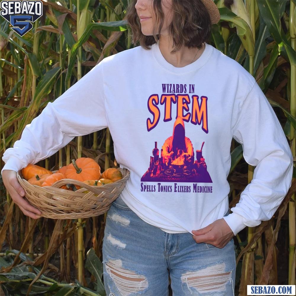 Wizards In Stem Spells Tonics Elixirs Medicine Shirt