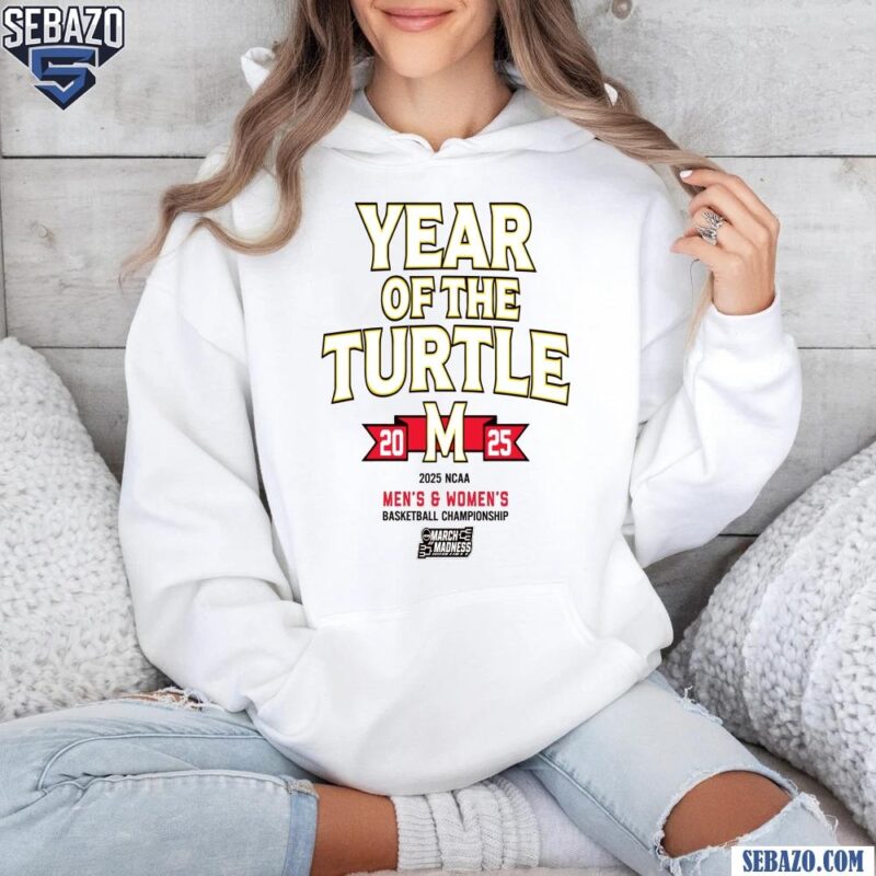 Year Of The Turtle 2025 Maryland Terrapins Basketball Shirt hoodie