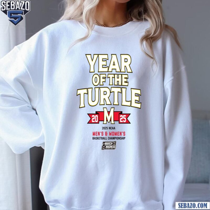 Year Of The Turtle 2025 Maryland Terrapins Basketball Shirt sweatshirt