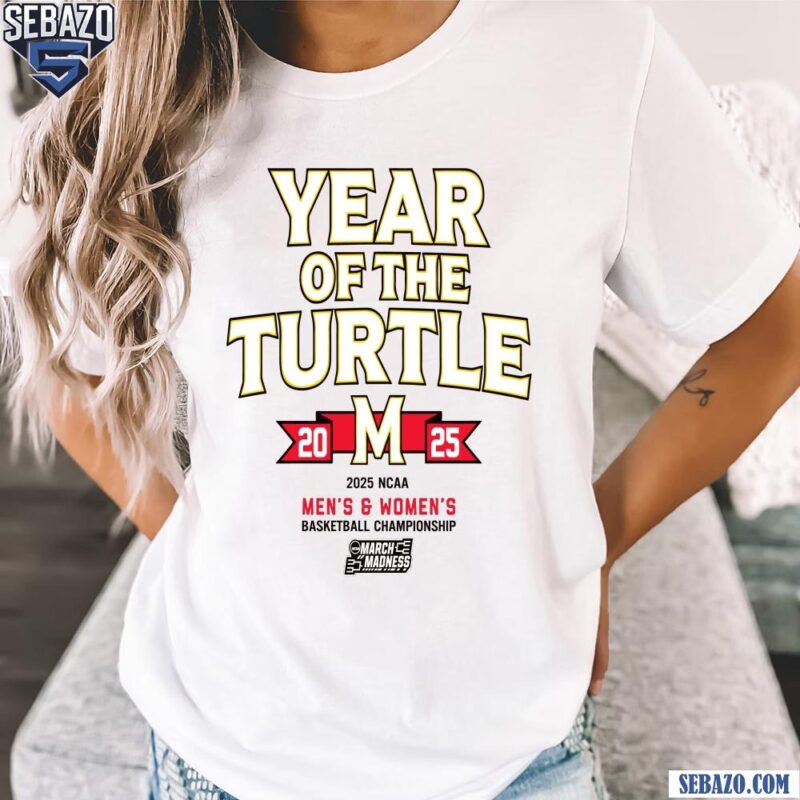 Year Of The Turtle 2025 Maryland Terrapins Basketball Shirt t-shirt