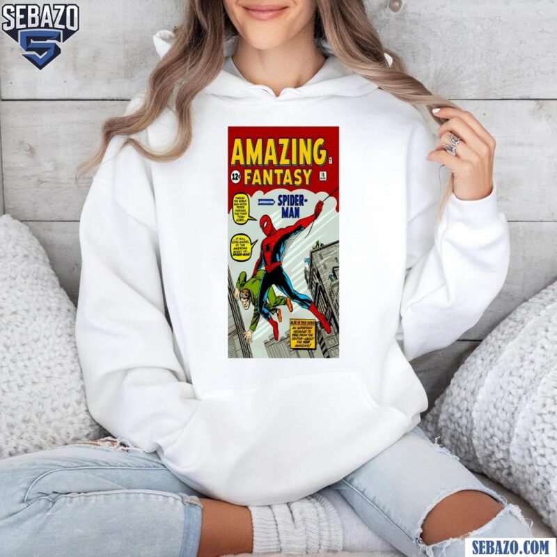 Youth Amazing Fantasy Issue 15 Spider Man Marvel Comic Shirt hoodie