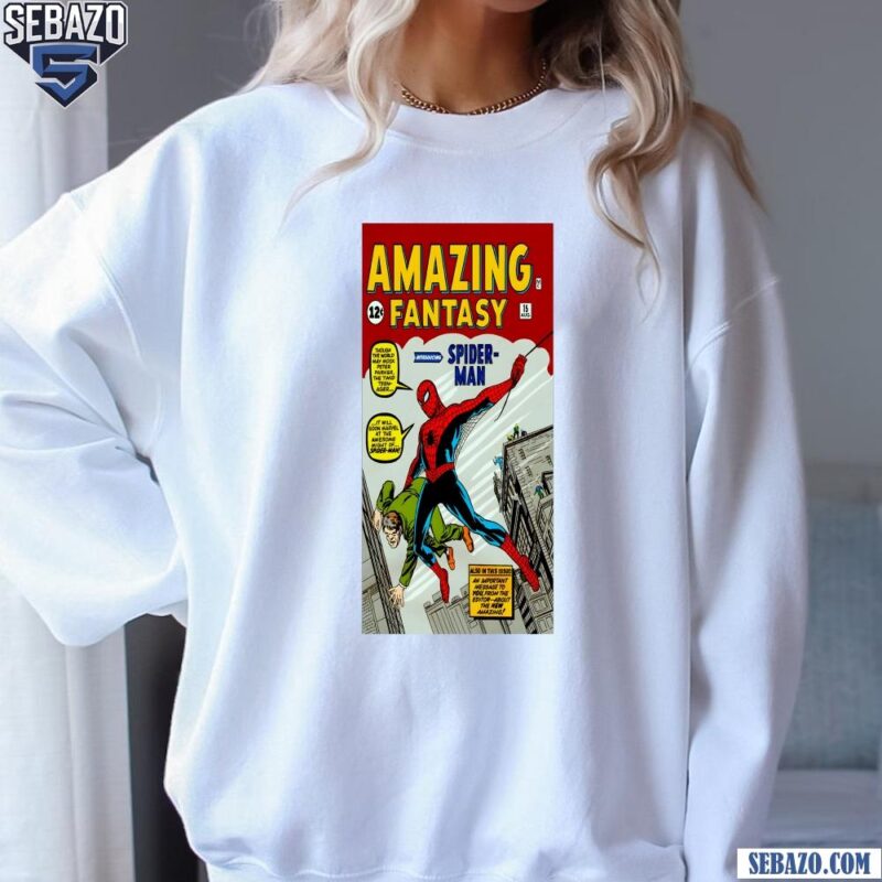 Youth Amazing Fantasy Issue 15 Spider Man Marvel Comic Shirt sweatshirt