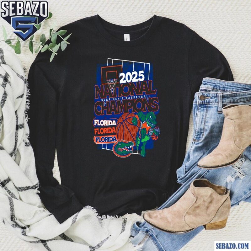 2025 National Champions Florida Basketball Logo Mascot Shirt long sleeved