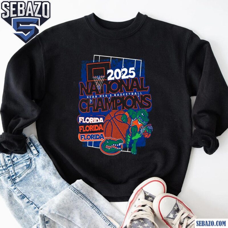 2025 National Champions Florida Basketball Logo Mascot Shirt sweatshirt