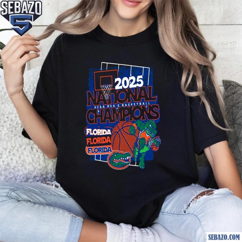 2025 National Champions Florida Basketball Logo Mascot Shirt t-shirt