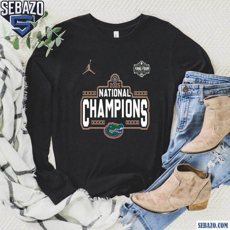 2025 National Champions Florida Gators Basketball Shirt long sleeved