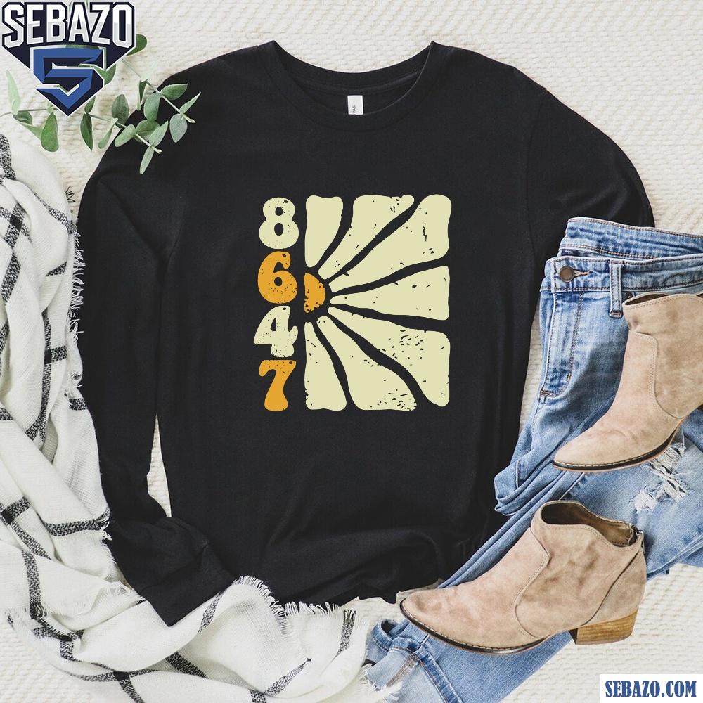8647 Anti Trump Vintage Floral Design Shirt