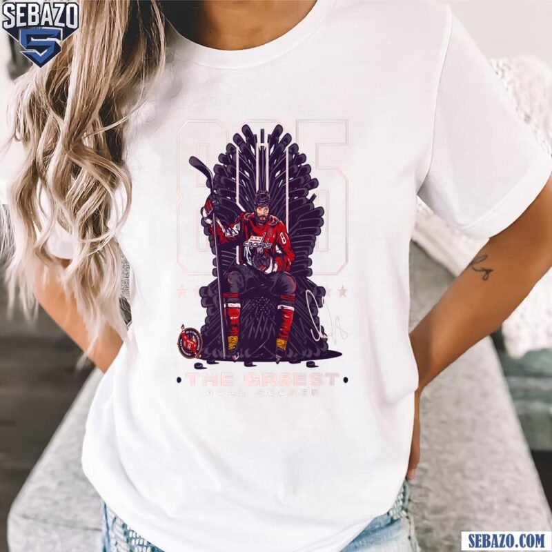 Alex Ovechkin 895 Career Goals Throne Shirt t-shirt