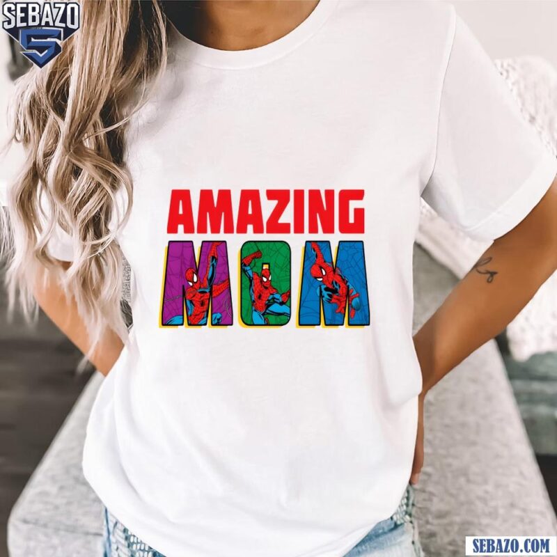 Amazing Mom Spider Man Marvel Mothers Day Shirt t-shirt
