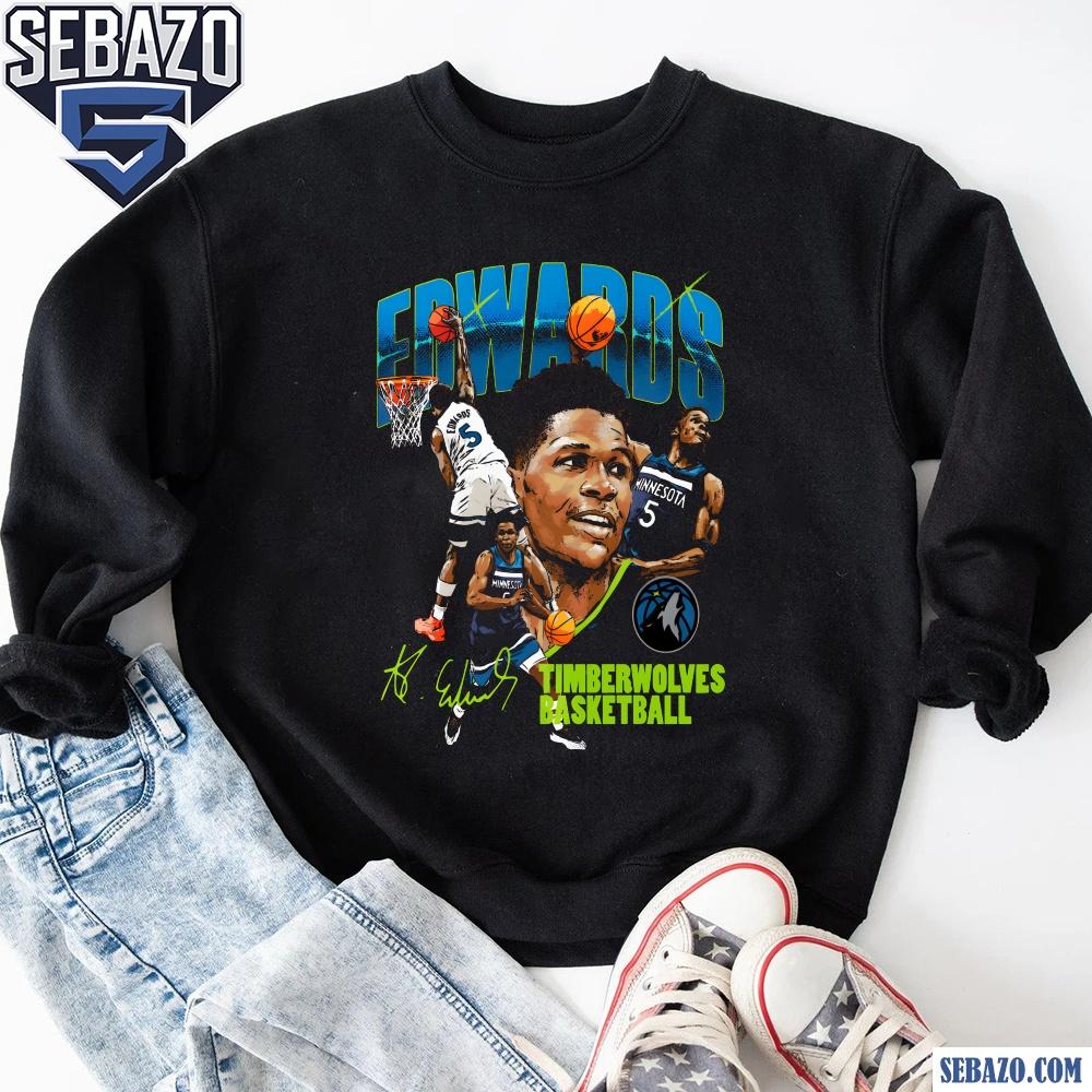 Anthony Edwards Minnesota Timberwolves Basketball Shirt