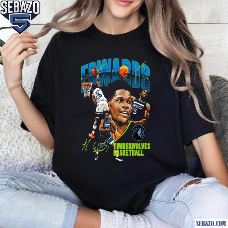 Anthony Edwards Minnesota Timberwolves Basketball Shirt t-shirt