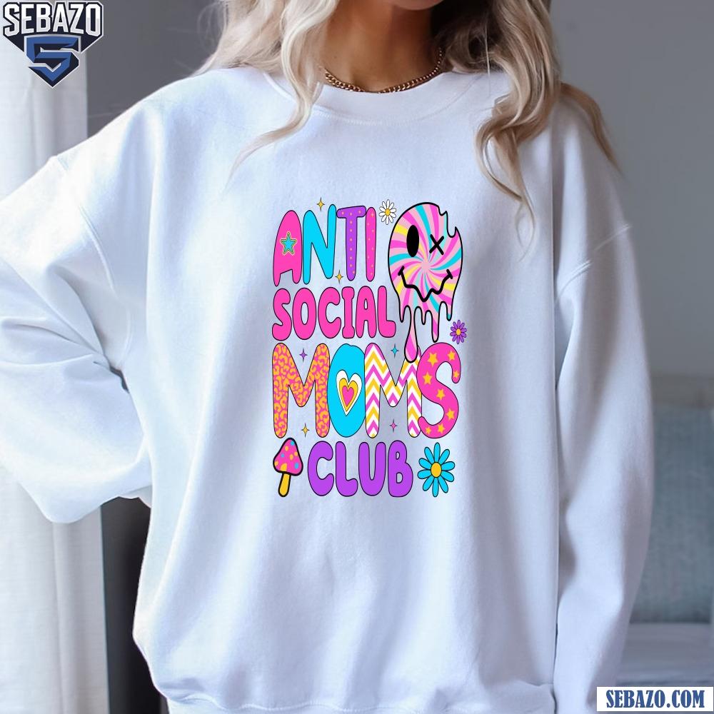 Anti Social Moms Club Pastel Aesthetic Shirt