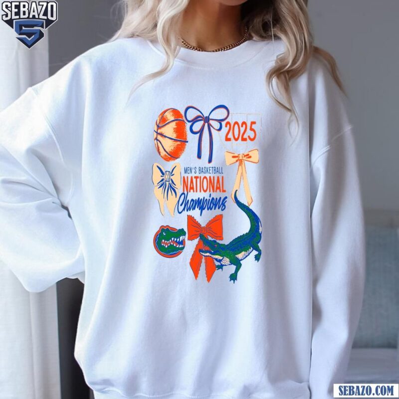Basketball National Champions Florida Gators Coquette Bow Shirt sweatshirt
