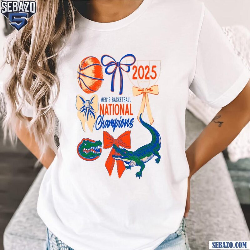 Basketball National Champions Florida Gators Coquette Bow Shirt t-shirt