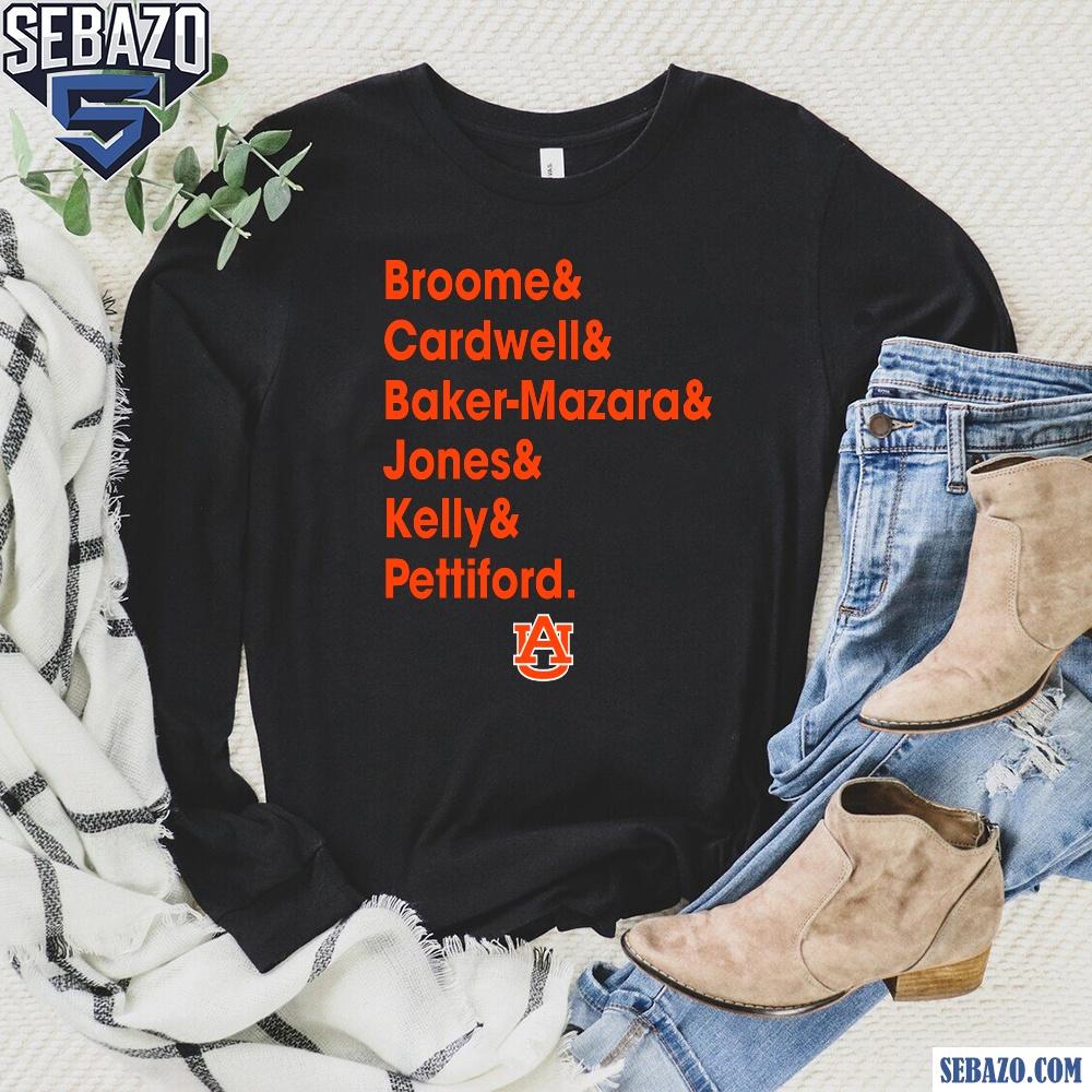 Broome Cardwell Baker Mazara Jones Kelly Pettiford Auburn Shirt