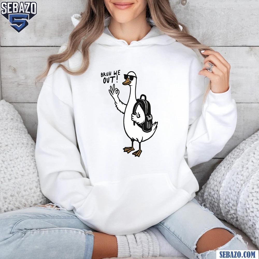 Bruh We Out Silly Goose Teacher Life Class Of 2025 School Out Shirt