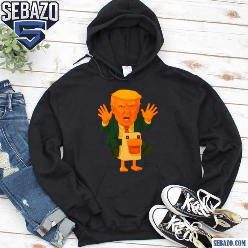 Chicken Jockey Minecraft Trump Version Anti Trump Shirt hoodie