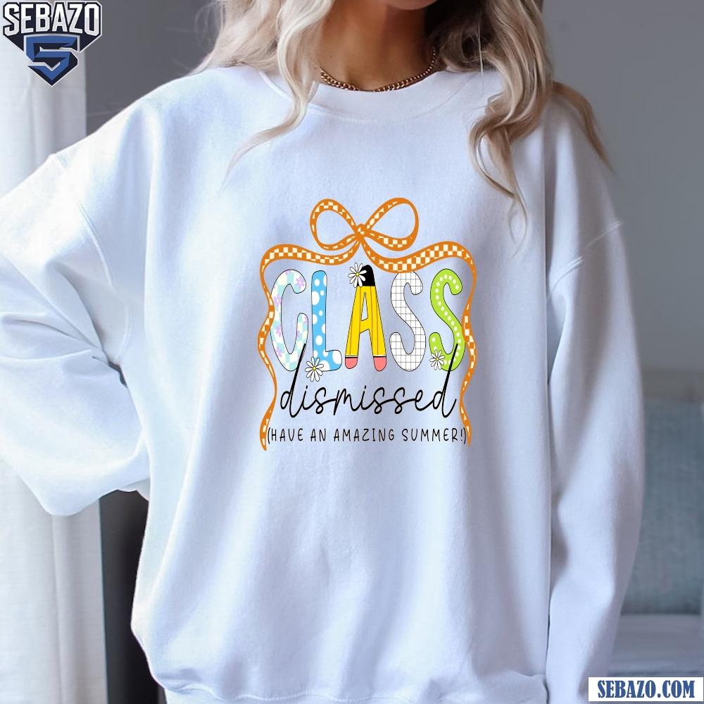 Class Dismissed Summer Teacher Retro School Shirt