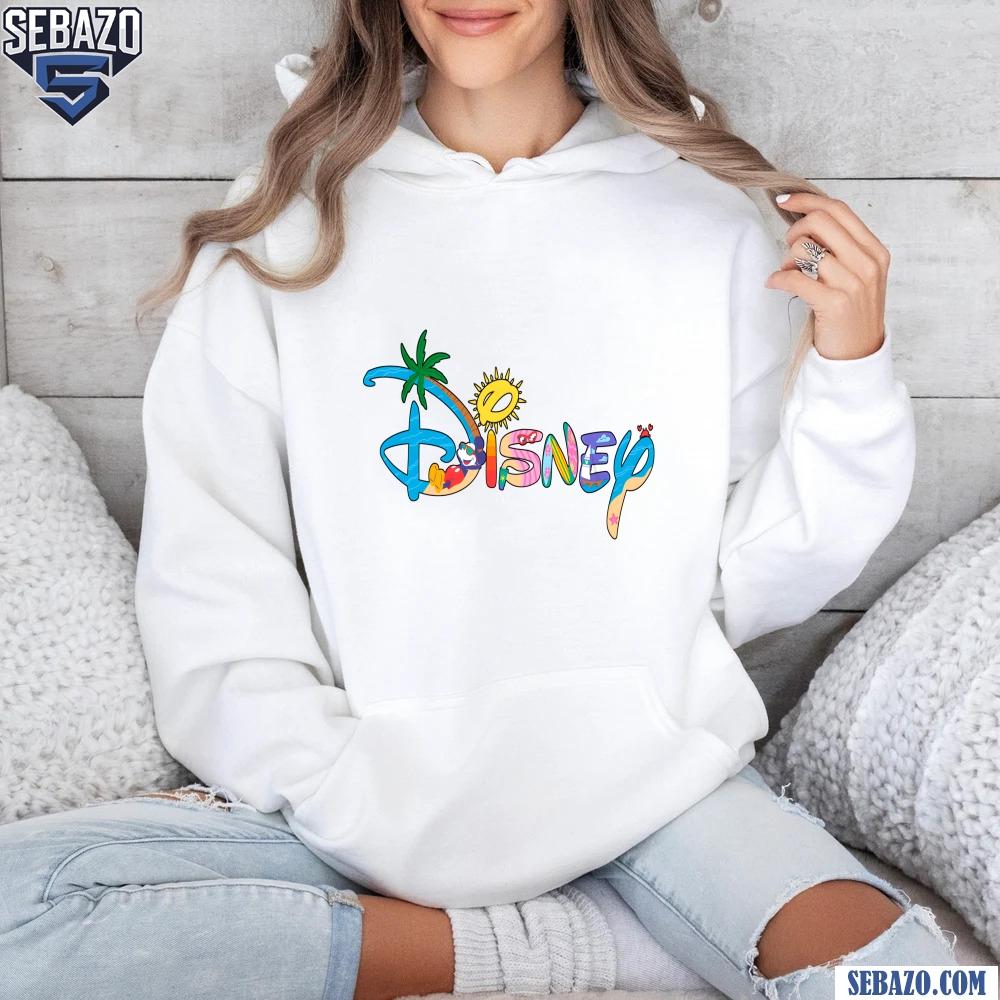 Disney Logo Summer Vibes Chillin With Mickey Shirt