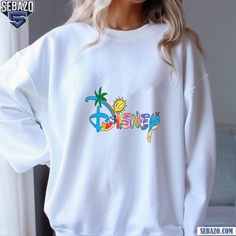 Disney Logo Summer Vibes Chillin With Mickey Shirt sweatshirt