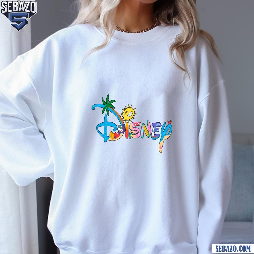 Disney Logo Summer Vibes Chillin With Mickey Shirt