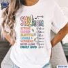 Floral She Mom Strong Chosen Beautiful Capable Quote Shirt t-shirt