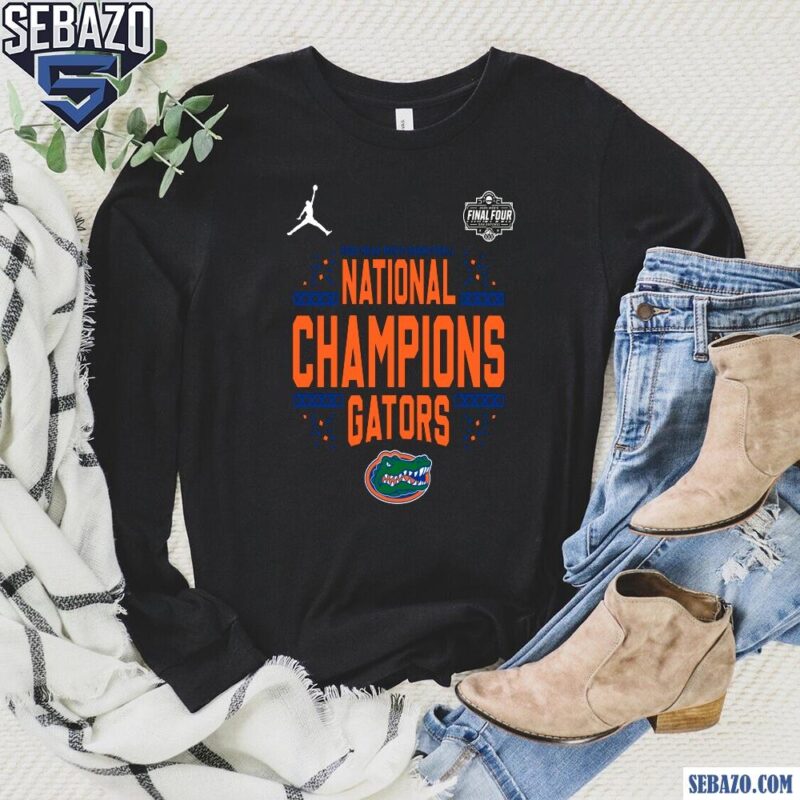 Florida Gators 2025 Ncaa Basketball National Champions Shirt long sleeved