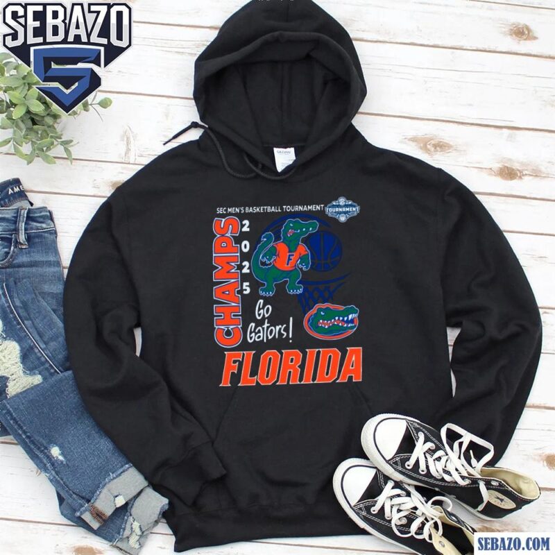 Florida Gators 2025 Sec Mens Basketball Champs Go Gators Shirt hoodie