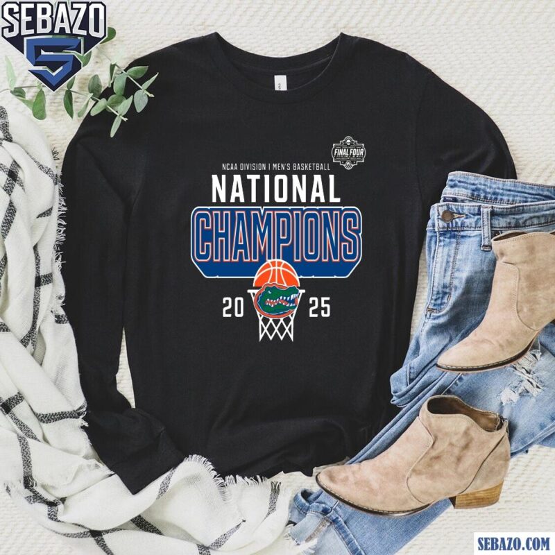 Florida Gators Basketball 2025 National Champions Shirt long sleeved