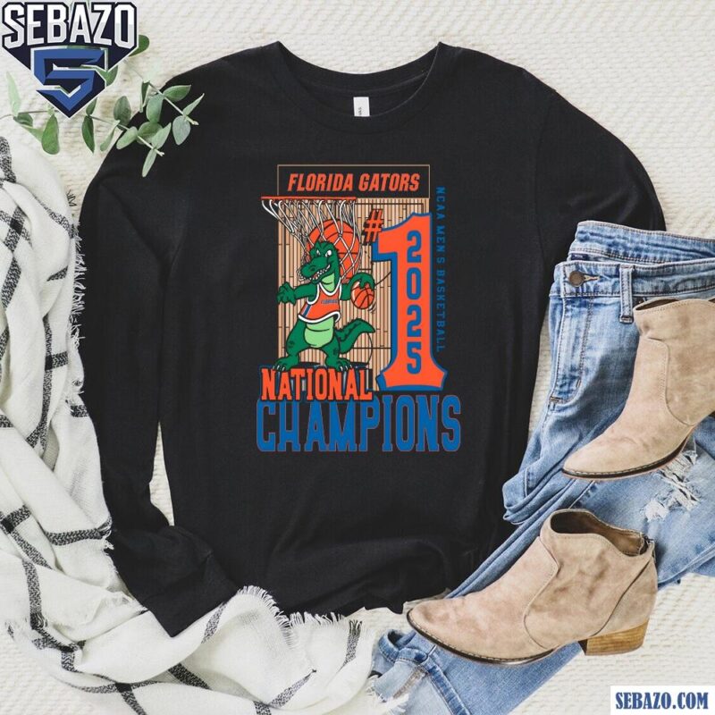 Florida Gators Basketball Mascot 2025 National Champions Shirt long sleeved