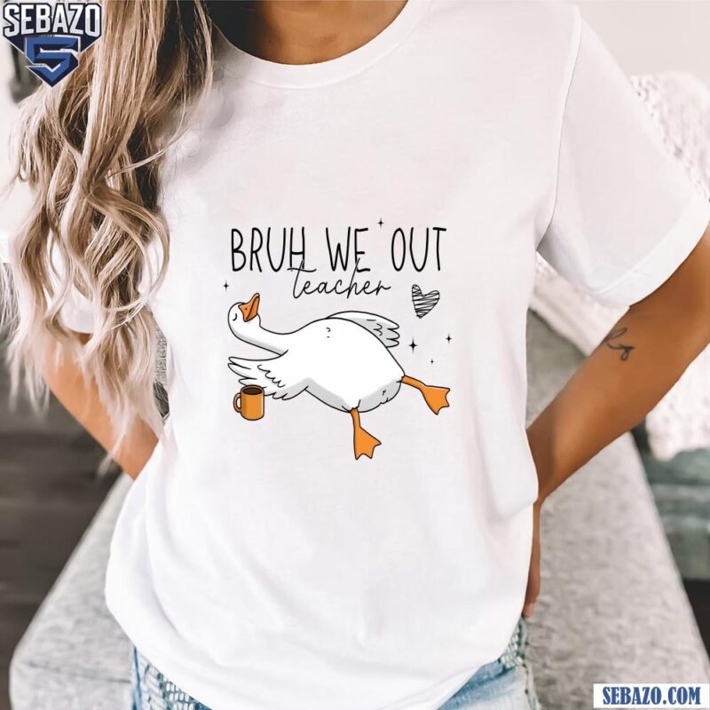 Funny Silly Goose Last Day Teacher Summer Break t-shirt